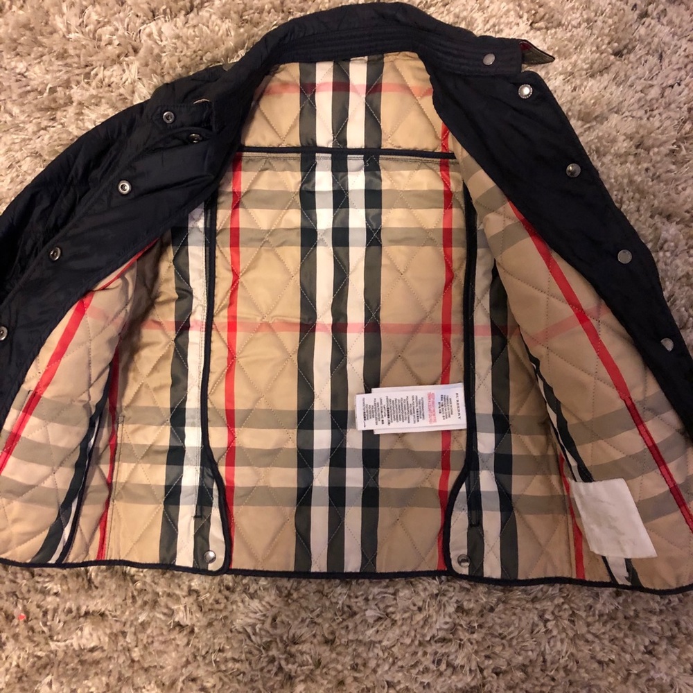 Burberry quilted Jacket - Size 7Y